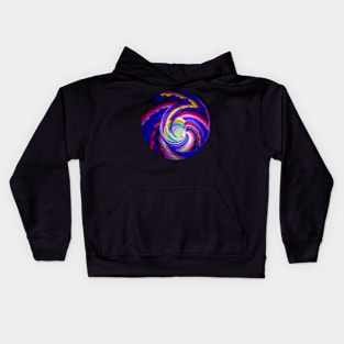 Magic spiral. Kids Hoodie